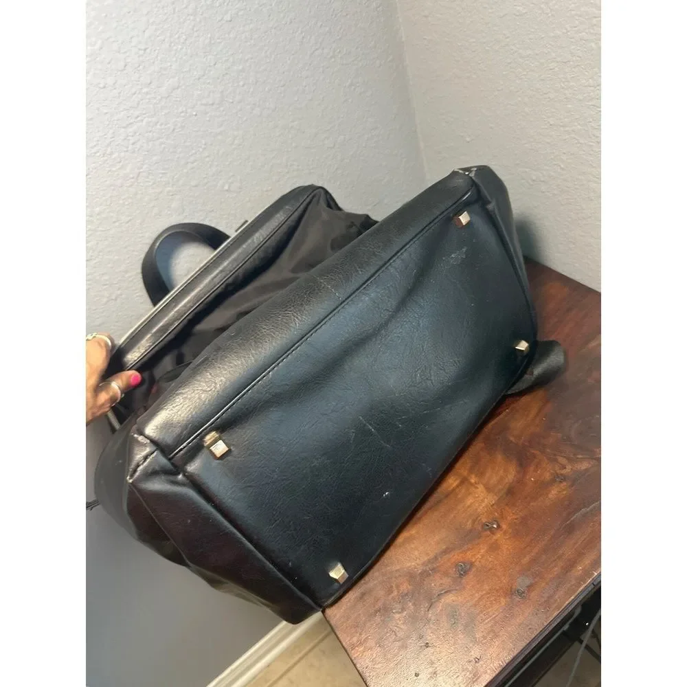 BEIS Revolve Backpack Diaper Bag Baby Maternity Lightweight Black
